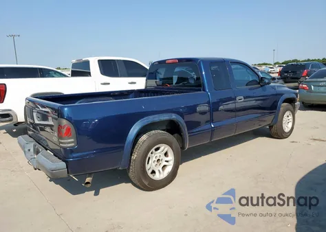 2004 Dodge Dakota Sxt from USA, damaged, VIN 1D7GL12K44S639220